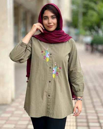 شومیز مانتویی تیارا
