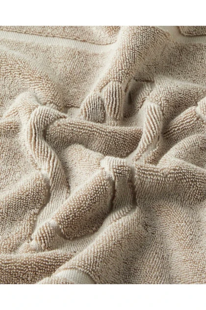 حمام پایه‌دار Soft Step مدل English Home پنبه 50 × 70 سانتی‌متر - شیری