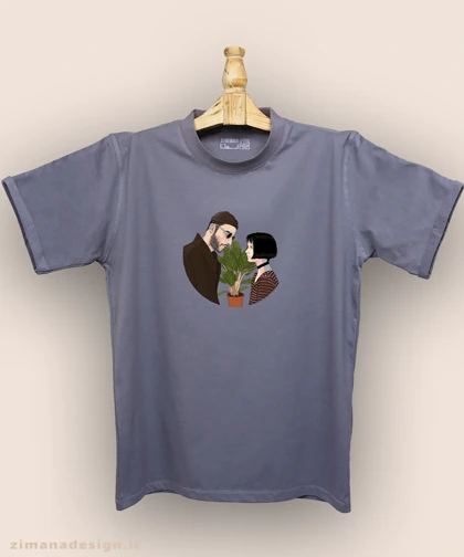 تیشرت مردانه و زنانه طرح لئون کد 974