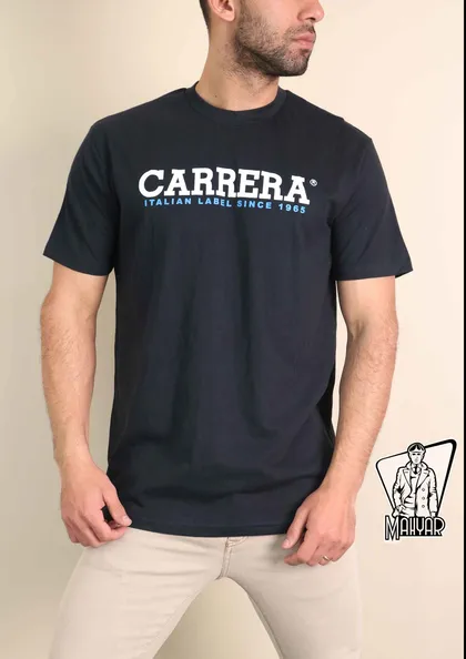 تیشرت یقه کشبافت CARRERA