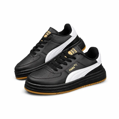 کفش کتانی زنانه مدل پوما مشکی سفید Puma
