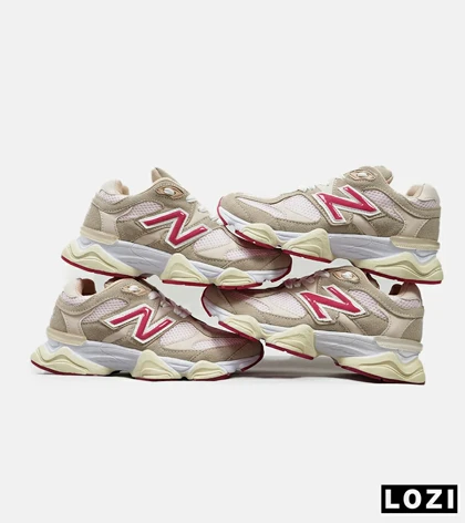 کفش کتانی زنانه قهوه ای کرم NEW BALANCE 9060