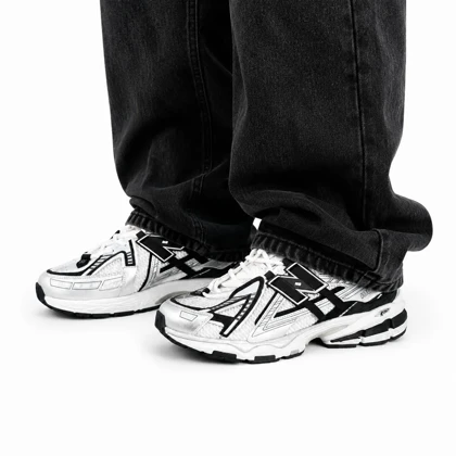 کتانی بزرگ پا نیوبالانس 1906 طوسی مشکی سفید New BALANCE 1906