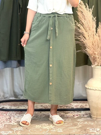دامن کنفی زنانه ترند