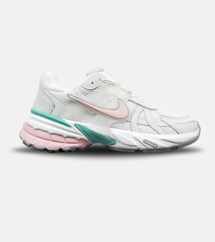 کفش کتانی زنانه سفید صورتی Nike cushlon