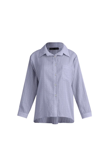 شومیز لینن بلند - 3159