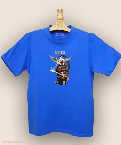 تیشرت مردانه و زنانه طرح نیروانا کد 982