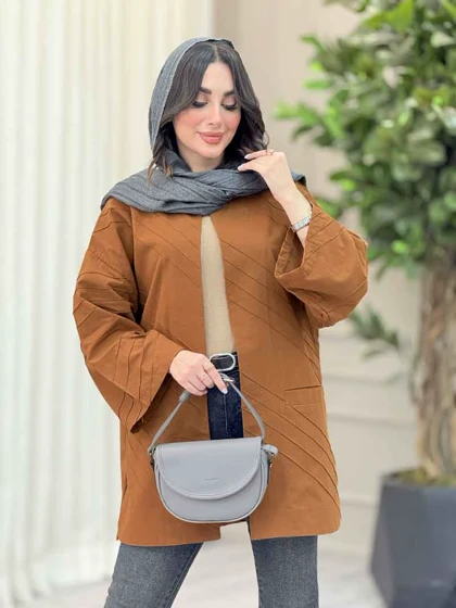 مانتو برش‌دار بغل چاک