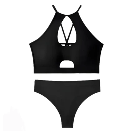 ست شورت وسوتین وارداتی رنگ مشکی