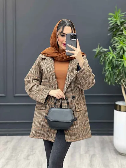پالتو چهاردکمه دوجیب