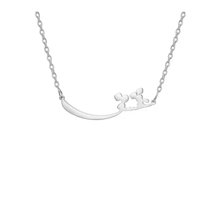 گردنبند عشق جاودانه نقره و زنجیر هدیه ولنتاین نقره 925