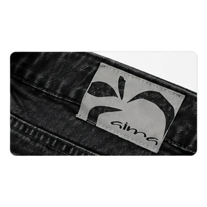 شلوار جین بوت کات ذغالی 5011