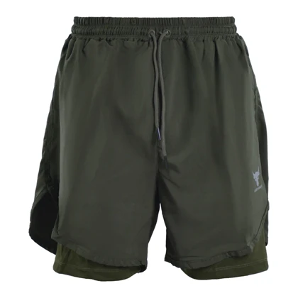 شلوارک کشاله دار ورزشی مردانه آندر آرمور مدل 4H0218 یشمی