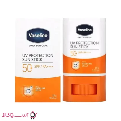 ضد آفتاب استیکی وازلین مدل 50 SPF وزن 15 گرم