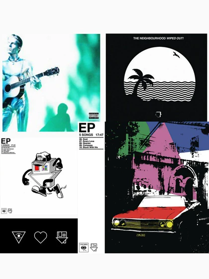 تیشرت کلاسیک نیبرهود | The Neighbourhood albums Classic T-Shirt کد 243461