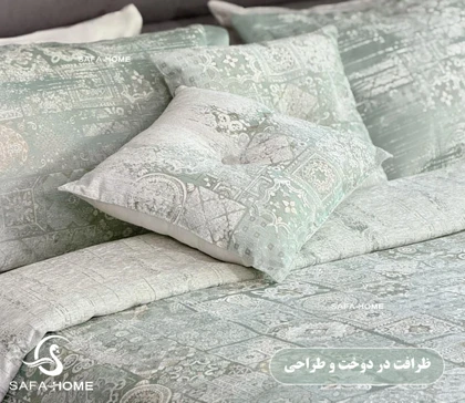 سرویس روتختی مدل گرینا 8 تکه سبز