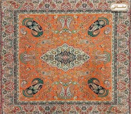 رومیزی 11 ترمه هاشمی کد 17 با 2 رنگ متنوع