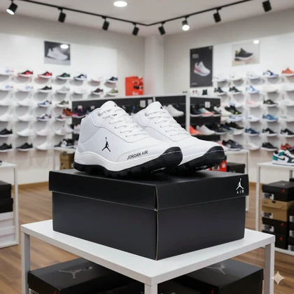 کفش اسپرت مردانه جردن سفید مدل Avin ویژه