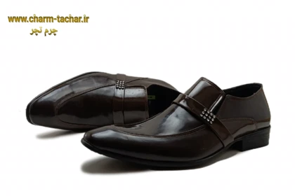 کفش مجلسی ورنی چرم طبیعیbl02