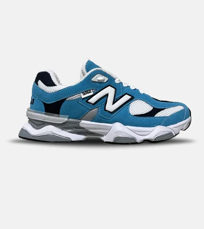کفش کتانی مردانه و زنانه آبی سفید NEW BALANCE 9060 مدل 8115