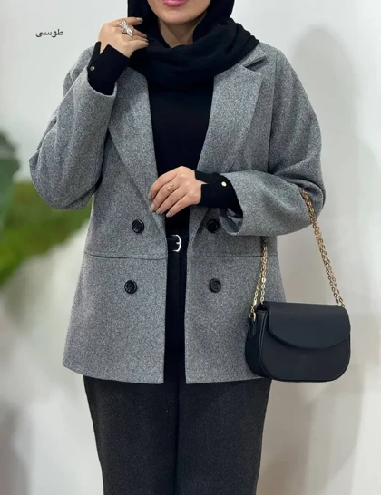 پالتو کتی فوتر آستردار زرین