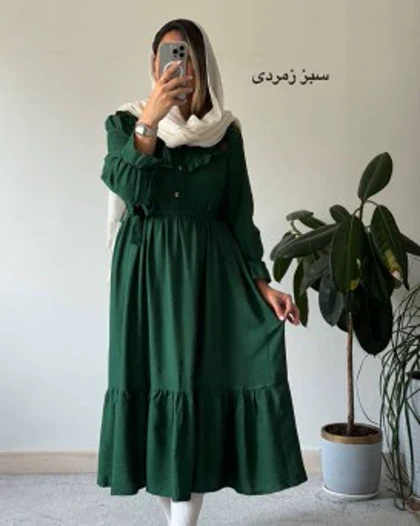 پیراهن مانتویی نورا