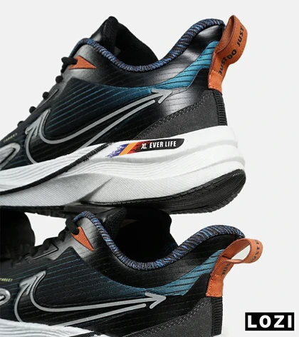 کفش کتانی مردانه و زنانه مشکی سرمه ای نایک NIKE PEGASUS target مدل 7190