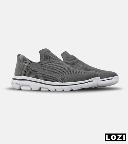 کفش کتانی طبی ورزشی خاکستری SKECHERS Slip-Ins مدل 8858