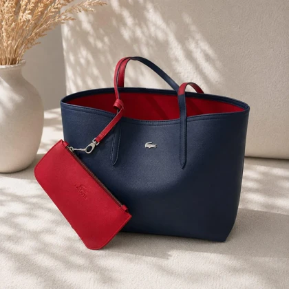 توت بگ لاگوست Lacoste دورو مدل Reversible tote bag