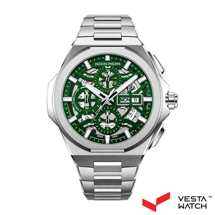 ساعت مچی مردانه ژاک فیلیپ JACQUES PHILIPPE مدل JPAGC6413X6GRN