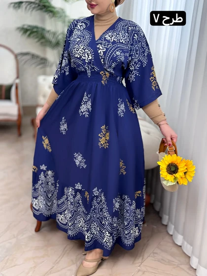 پیراهن فلور سیما 3178