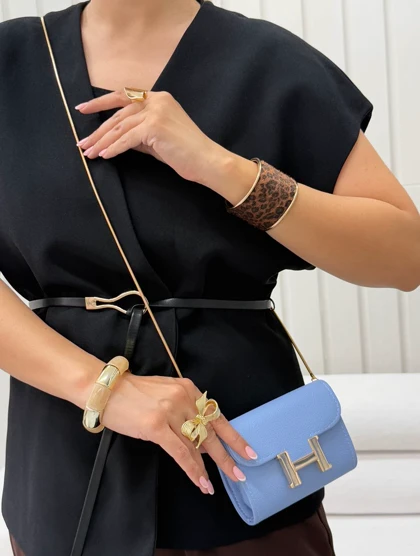 کیف زنانه چرمی سایز کوچک منتیا