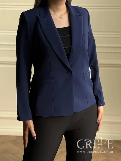 کت هرمس یقه انگلیسی جیب نما