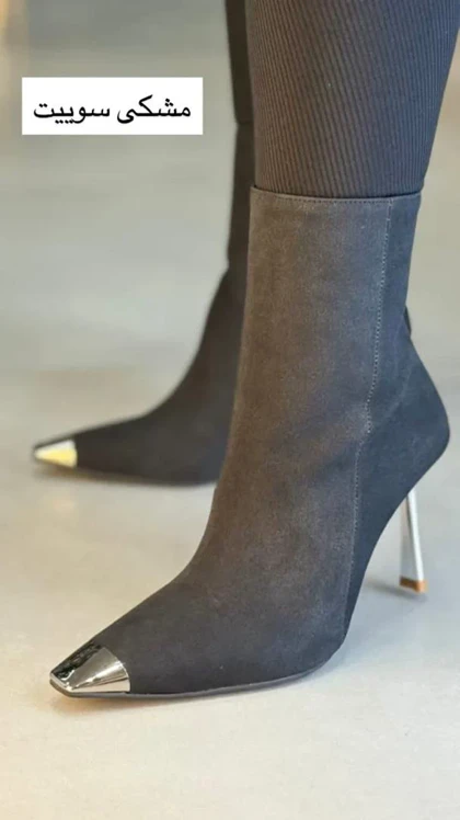 686 - نیم بوت 4گوش پاشنه خارجی 686