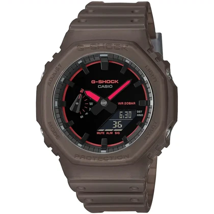 ساعت مچی مردانه کاسیو CASIO G-SHOCK مدل GA-2100K-5ADR شفاف و ضد ضربه