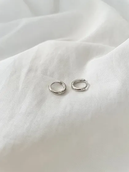 گوشواره حلقه‌ای ساده