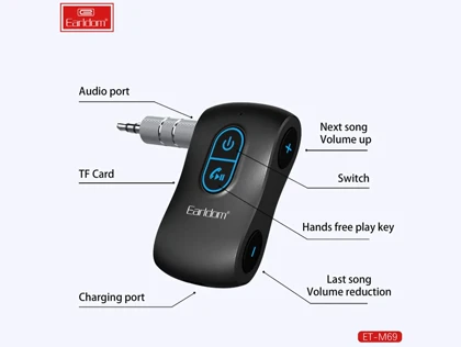 گیرنده صوتی ماشین ارلدام EARLDOM Wireless Receiver M69