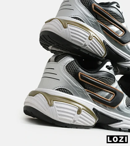 کفش کتانی مردانه نقره ای خاکستری مشکی DIESEL S-SERENDIPITY SPORT مدل 5815