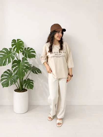 تیشرت زنانه باکسی