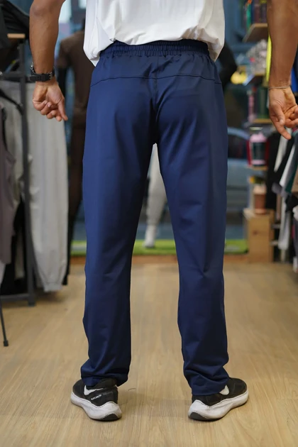 شلوار مردانه راسته پارچه غواصی کد 1086