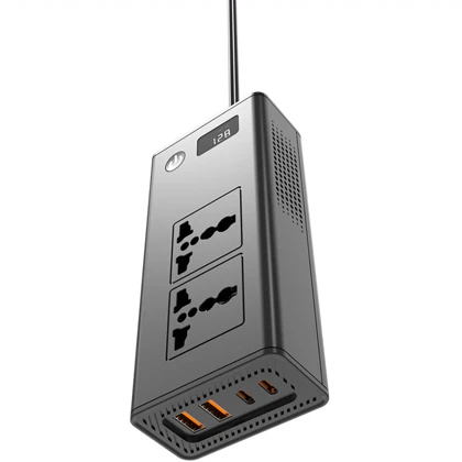اینورتر فندکی خودرو ایکس او XO مدل CZ027 توان 200 وات