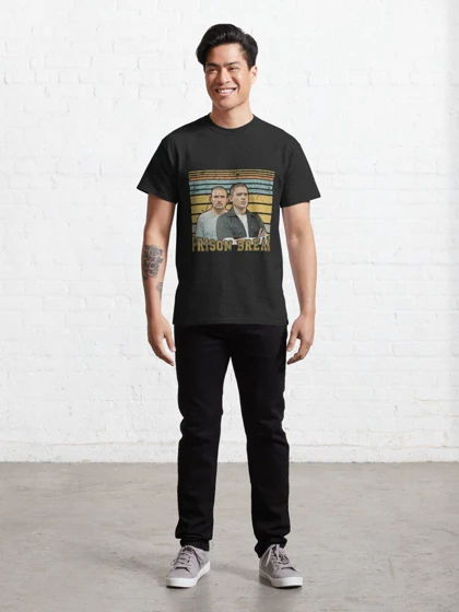 تیشرت prison break طرح Prison Break Retro Vintage کد 202483