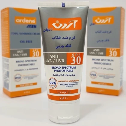 ضد آفتاب مردانه آردن مدل Oil Free با SPF30 حجم 60 گرم