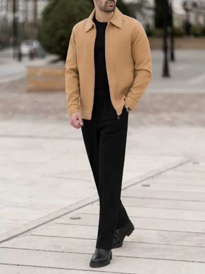 کاپشن شتری کد j157