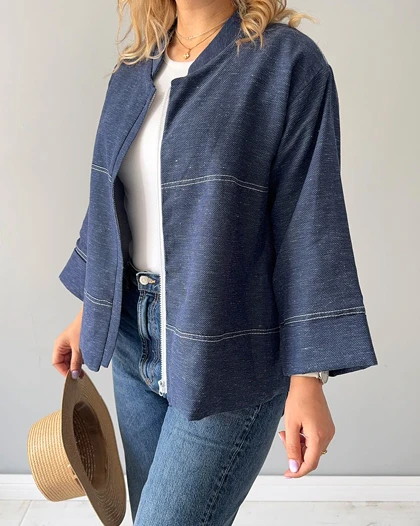 جکت Nicki (سرمه ای) (اوتلت)