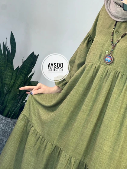 پیراهن مانتویی آرام