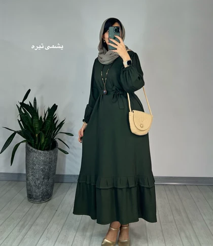 پیراهن مانتویی دل آرا 1