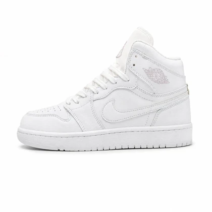 کفش و کتانی مردانه ساق‌دار مدل NIKE JORDAN 1 رنگ سفید کد 2137