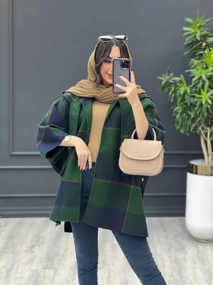 پالتو خفاشی بغل دکمه