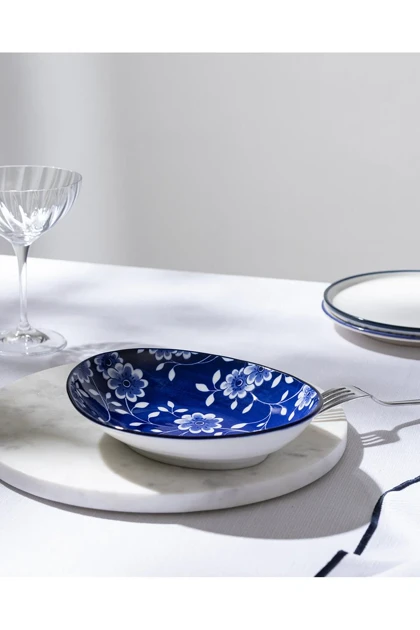 بشقاب سرو Madame Coco مدل Reve Bleu Vista Bone China